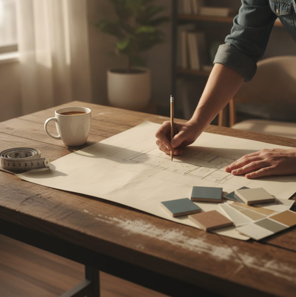 Prace wykończeniowe w mieszkaniu w Gdańsku
